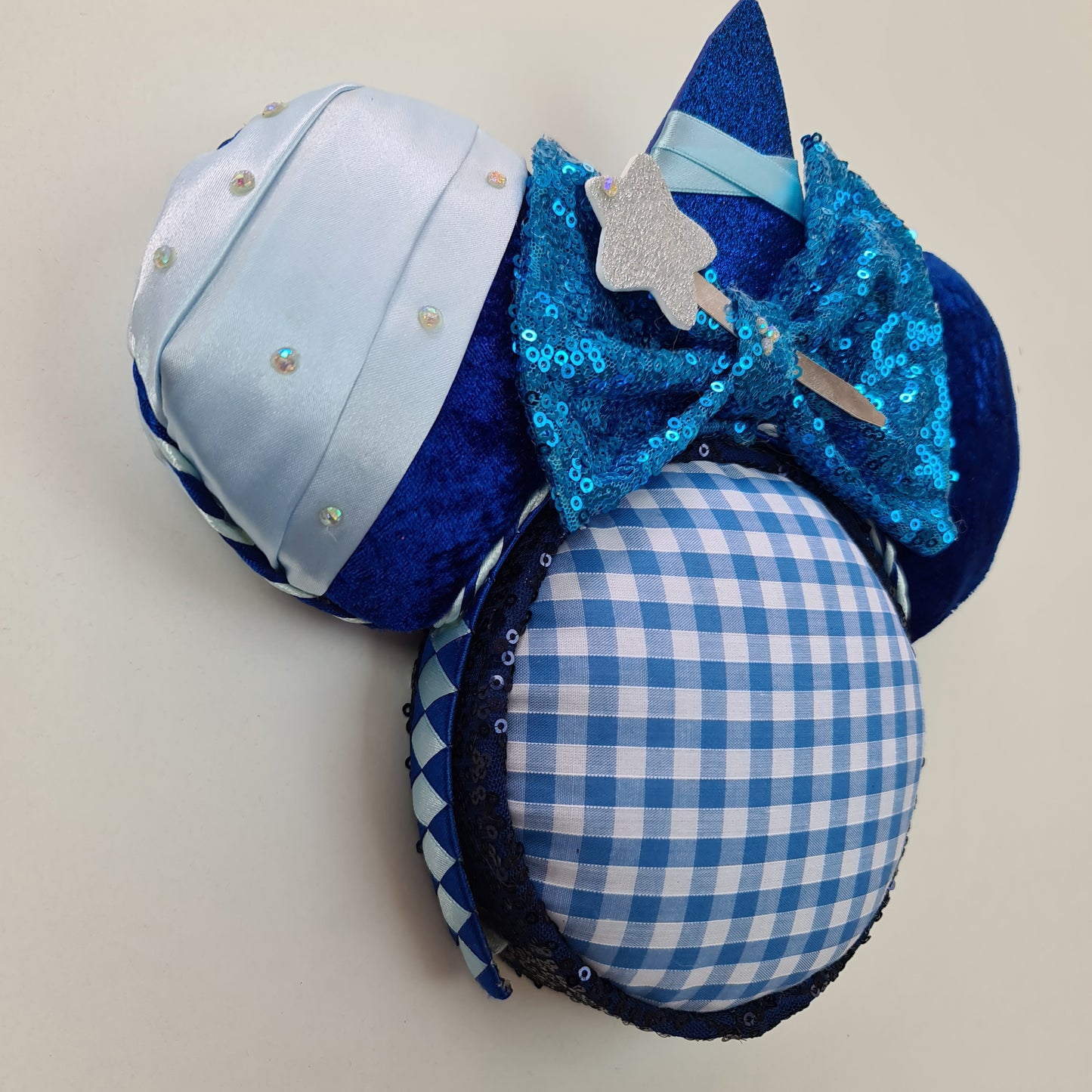 Blue Gingham Wall Popper