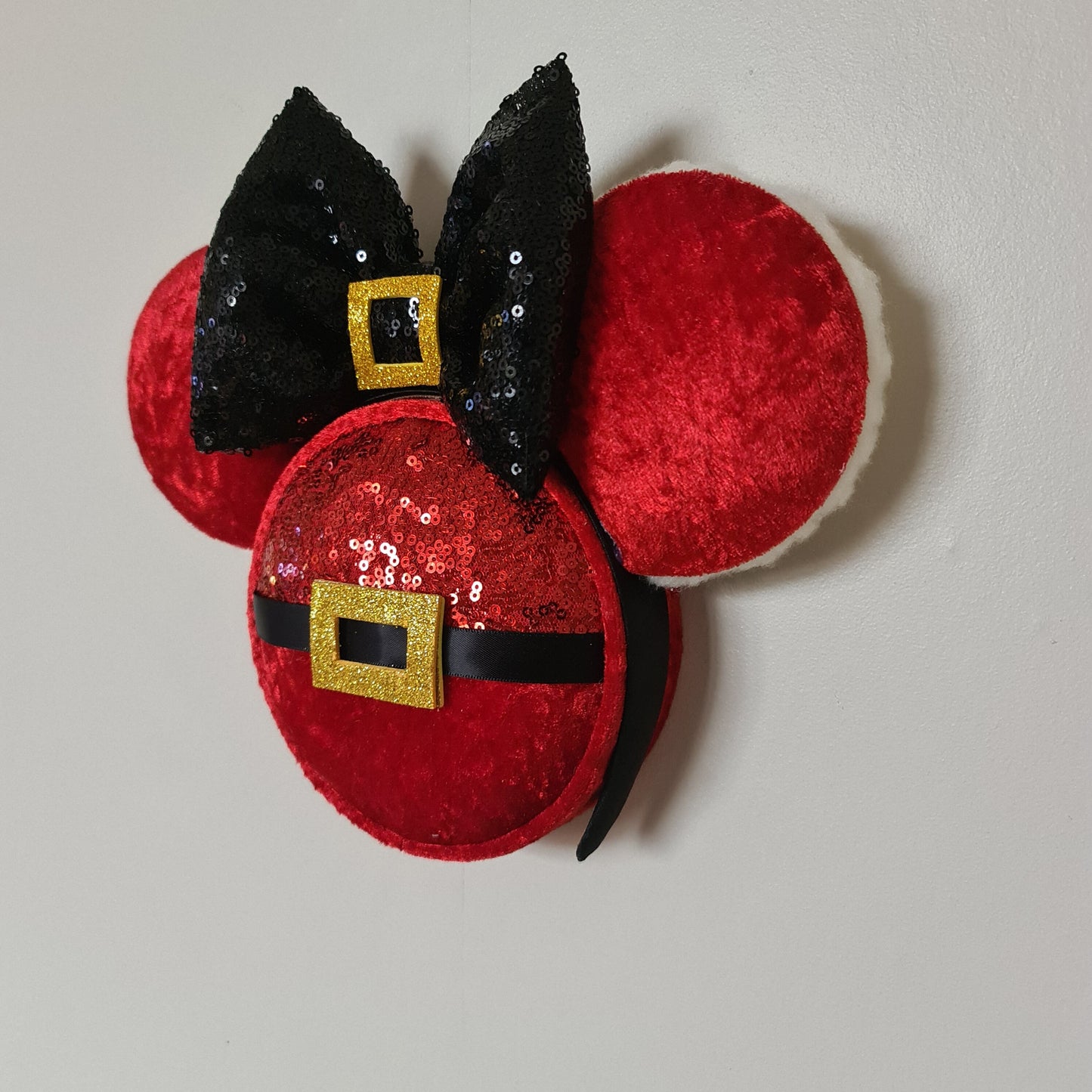 Cozy Santa Mouse Ears
