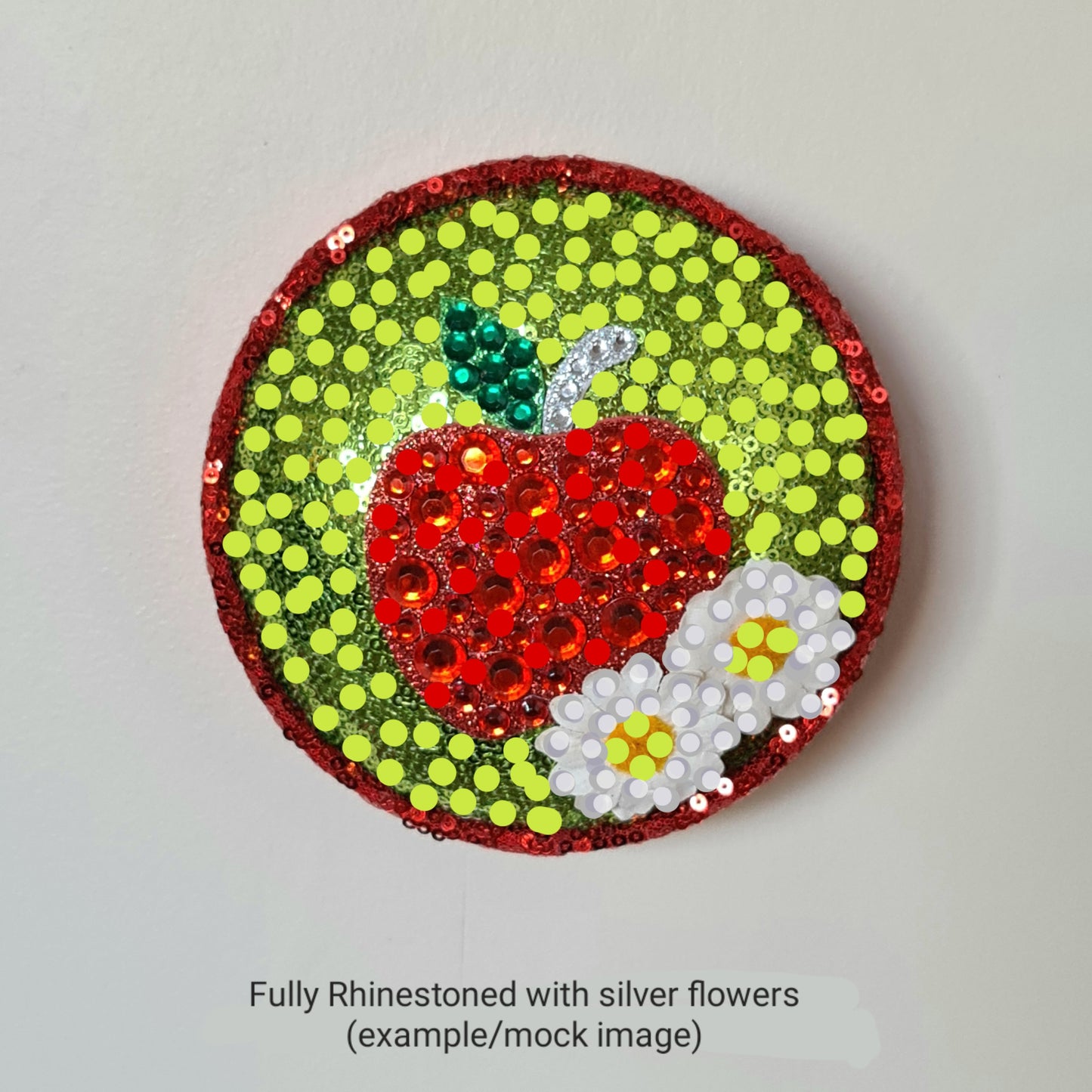 Jewelled Apple Wall Popper