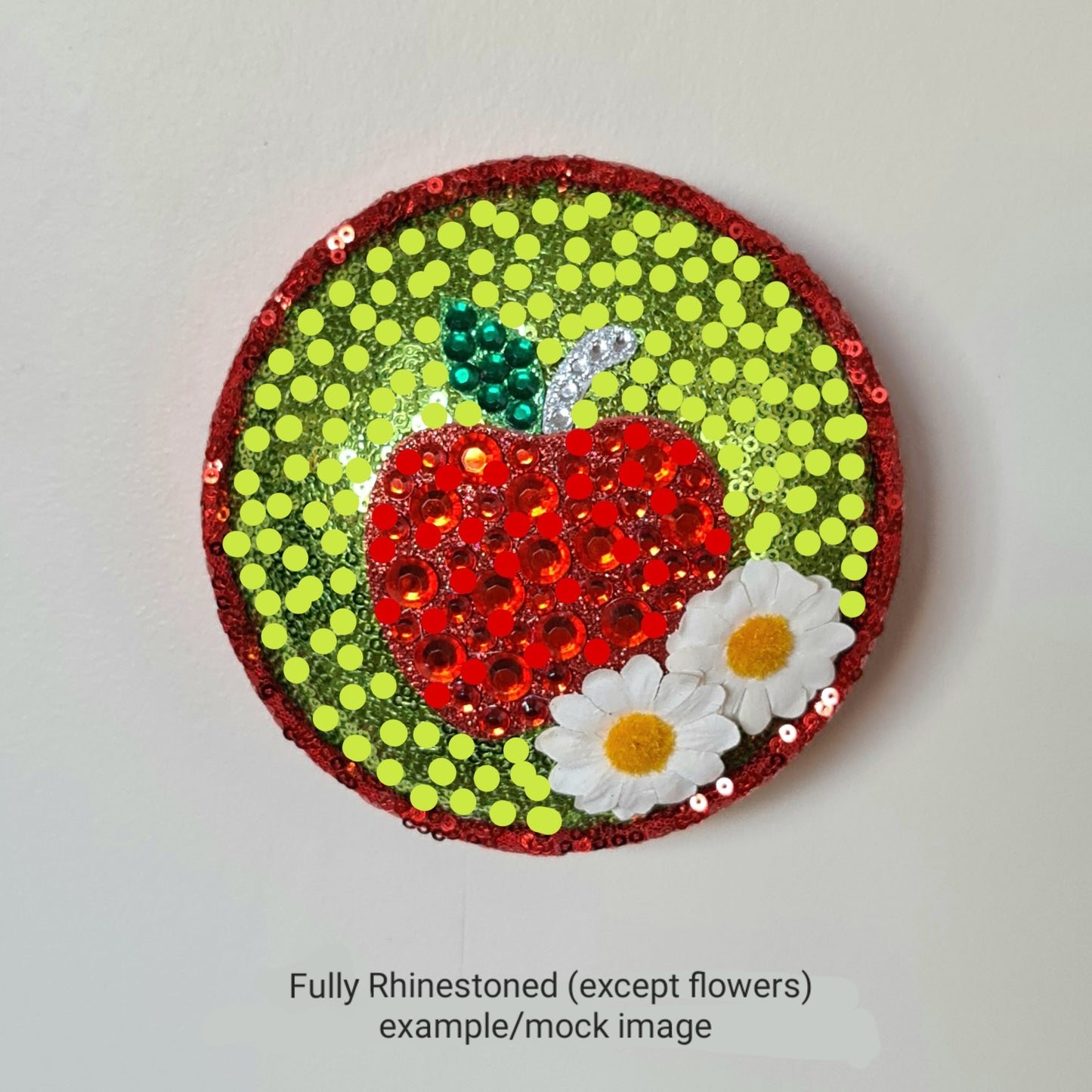 Jewelled Apple Wall Popper