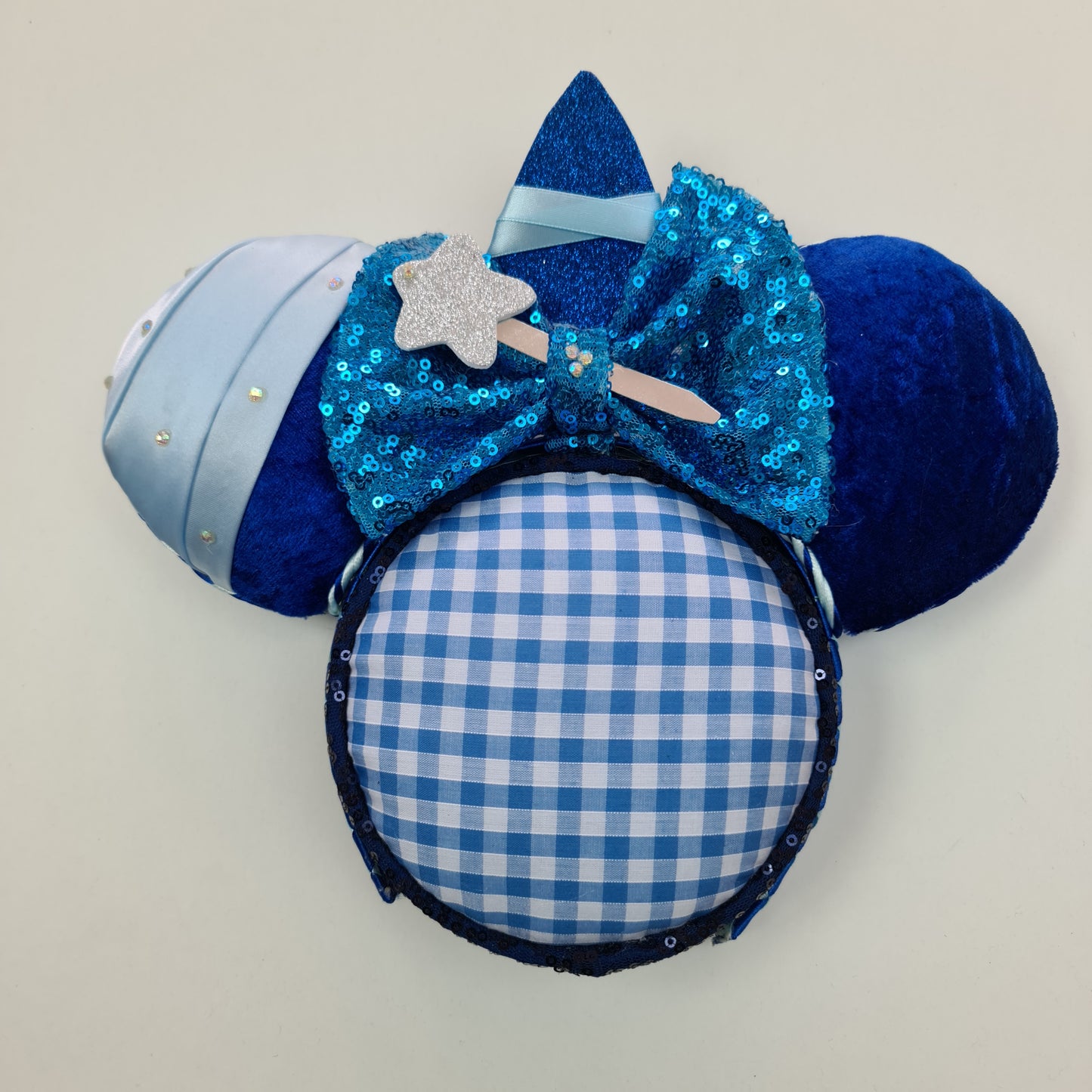 Blue Gingham Wall Popper