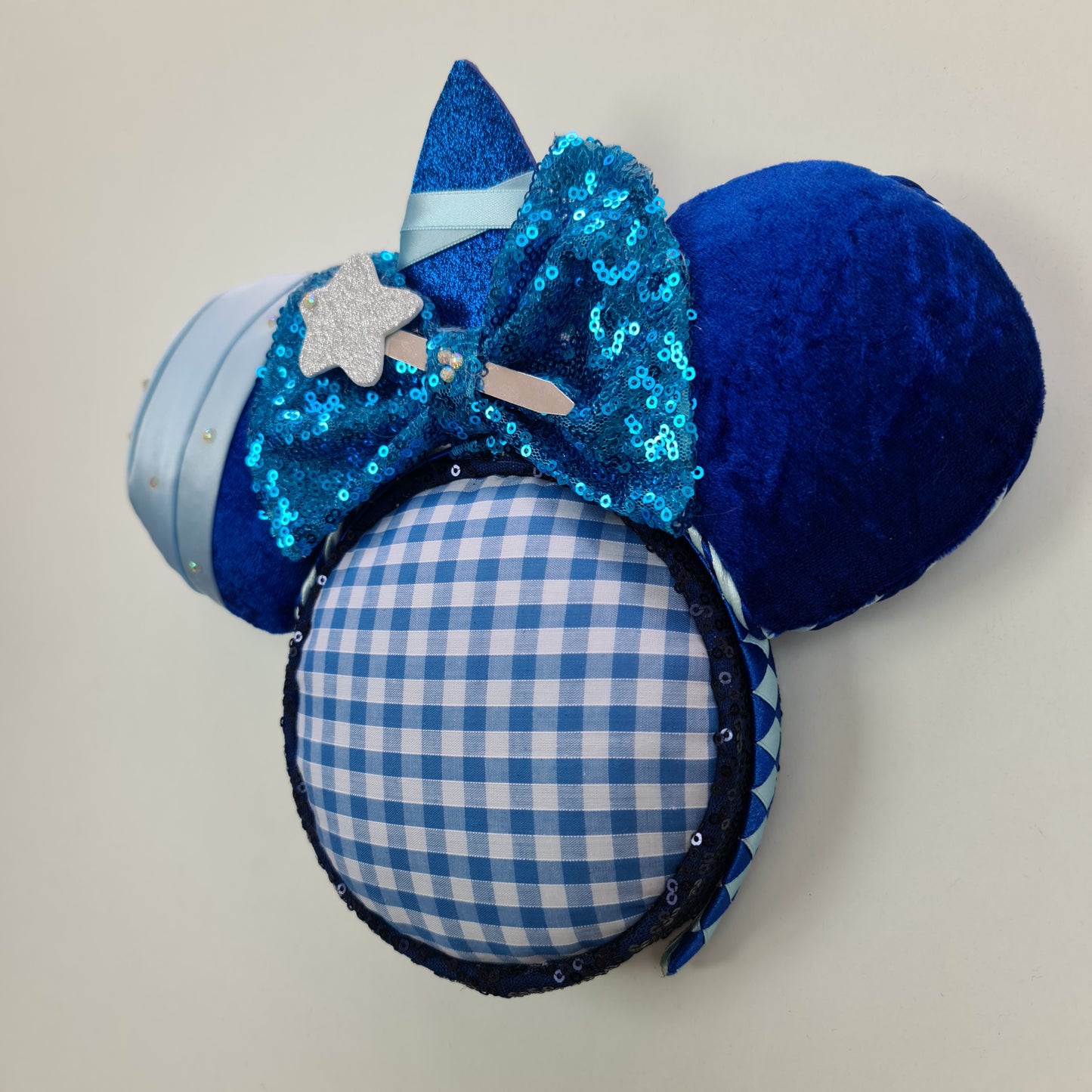 Blue Gingham Wall Popper