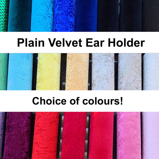 Plain Velvet Ear Holder