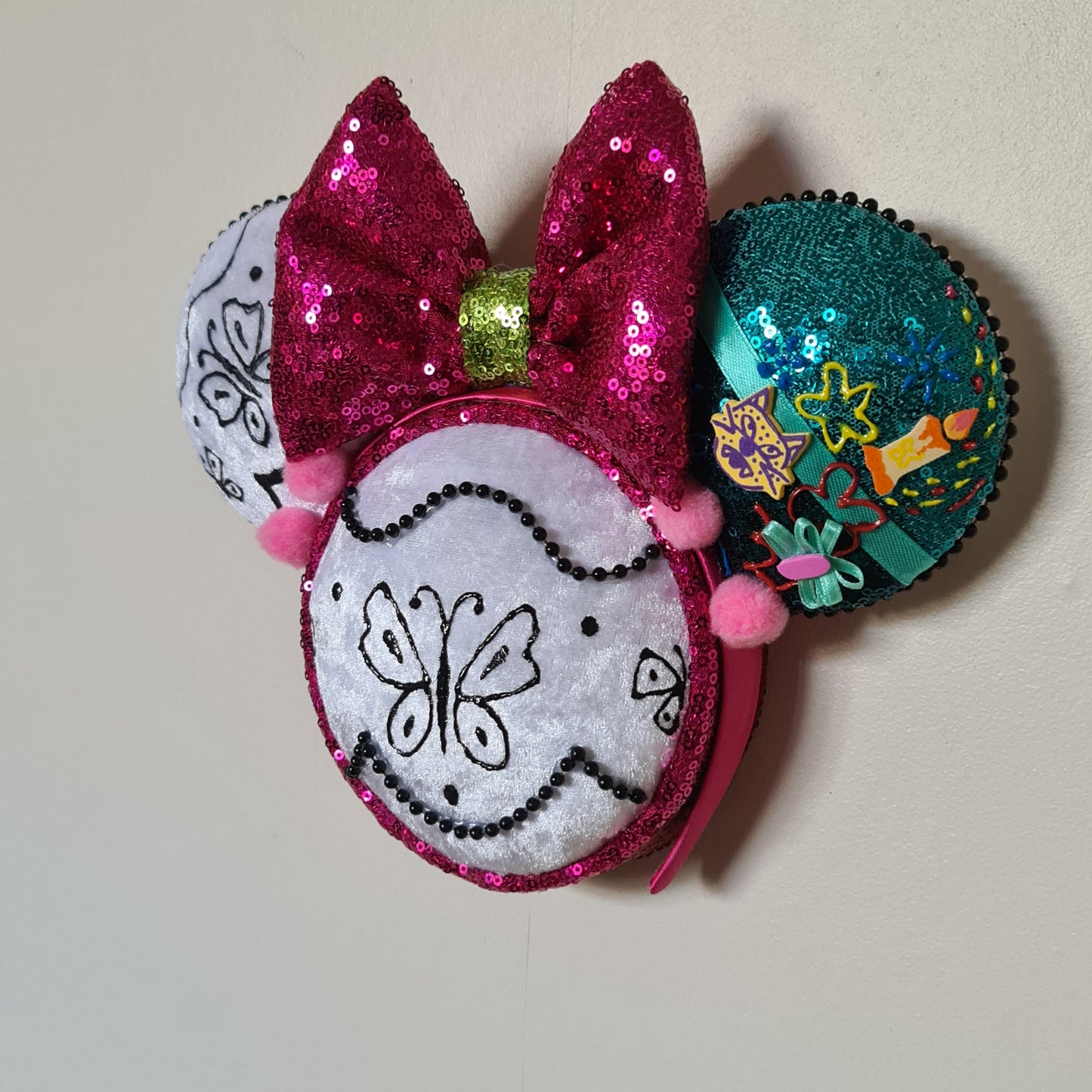 Beaded Butterfly Wall Popper