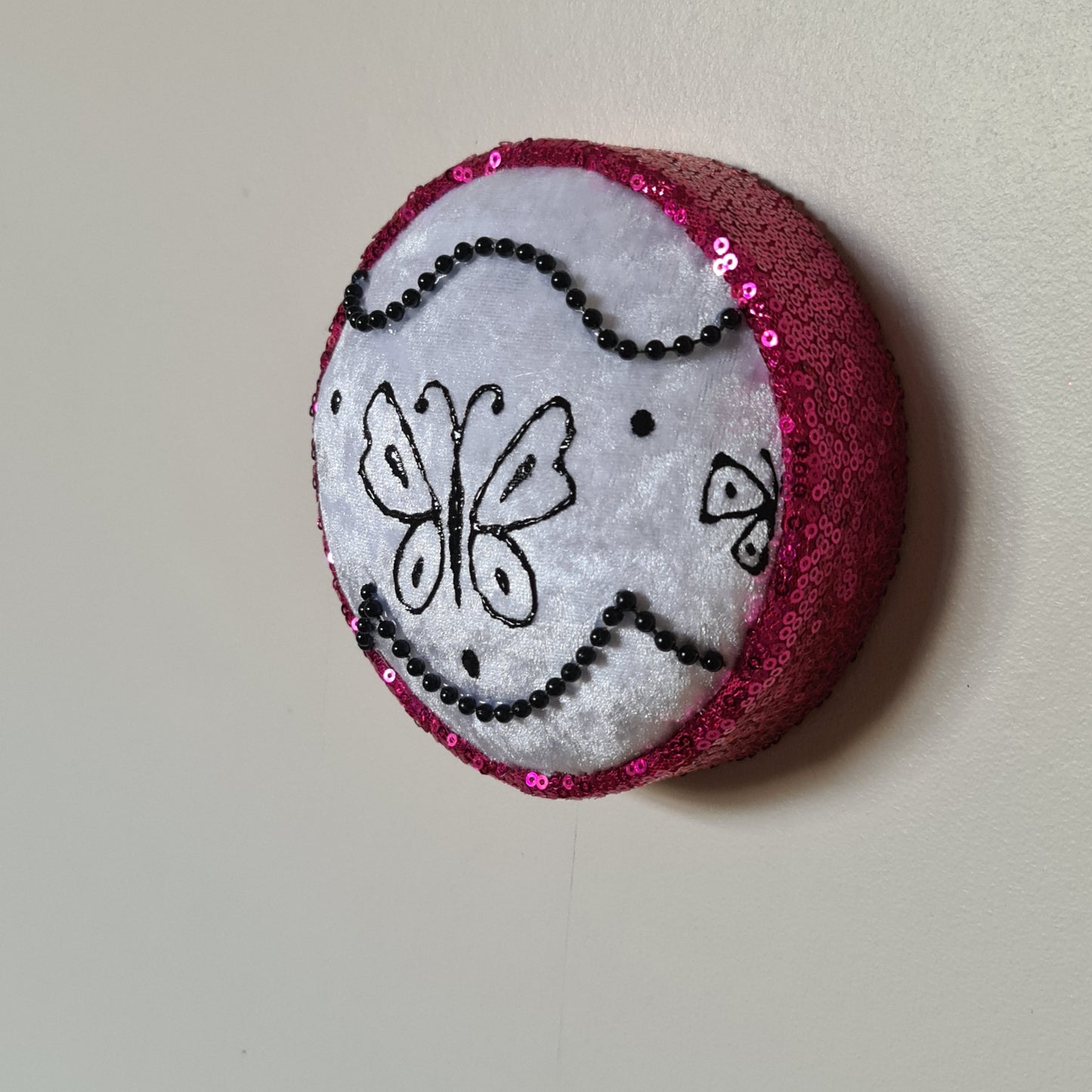 Beaded Butterfly Wall Popper