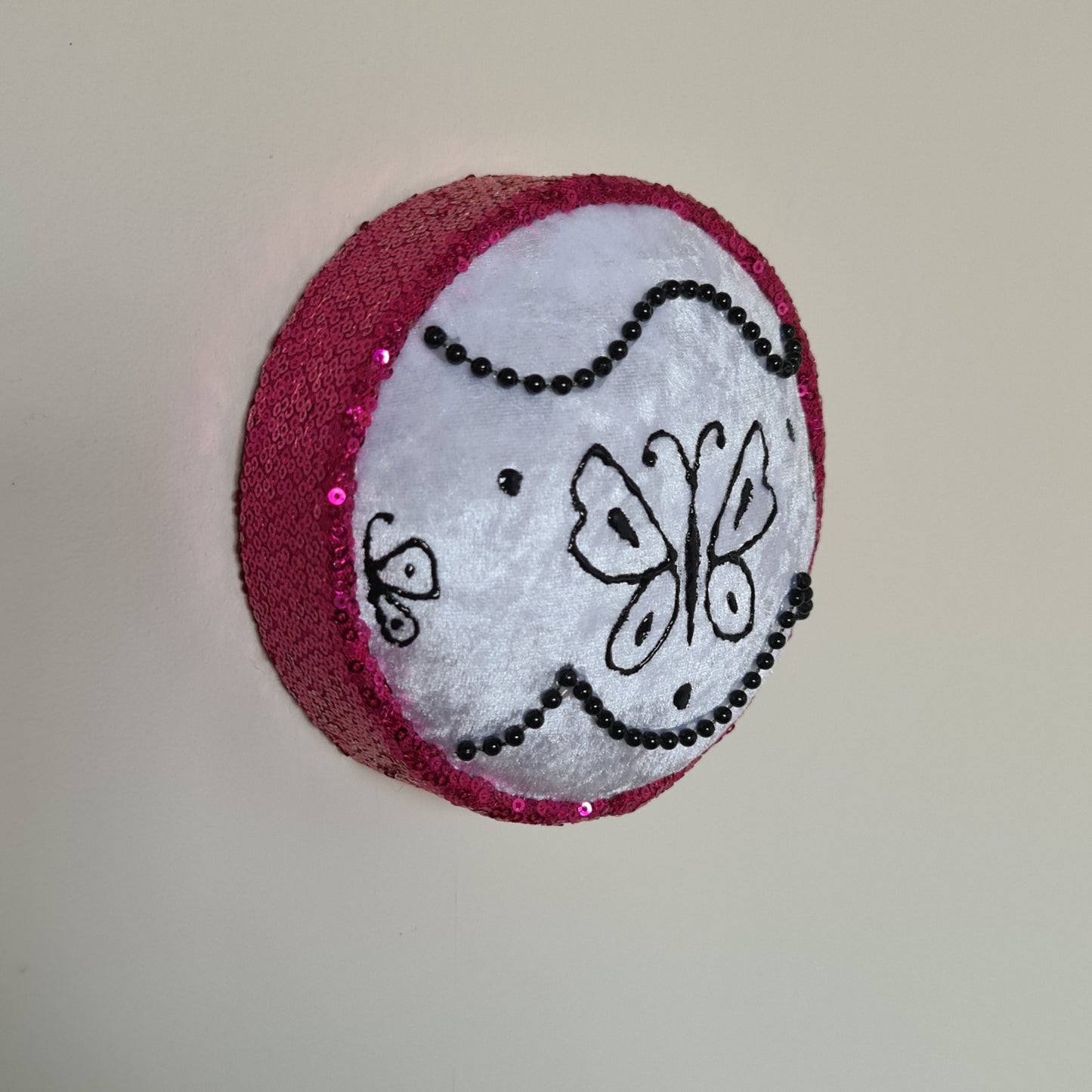 Beaded Butterfly Wall Popper