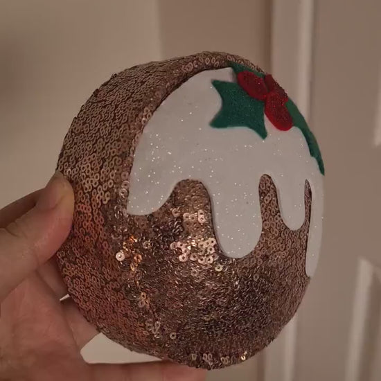 Christmas Pudding Wall Popper