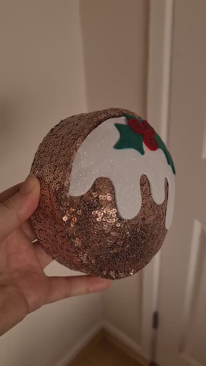 Christmas Pudding Wall Popper