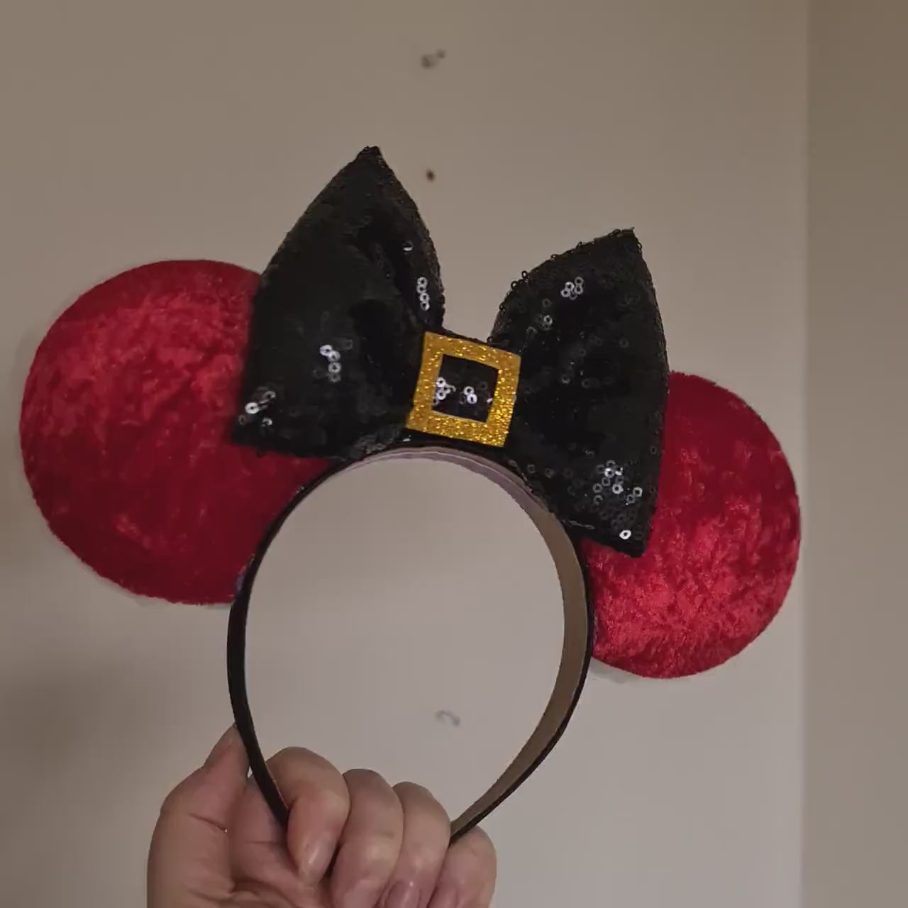 Cozy Santa Mouse Ears