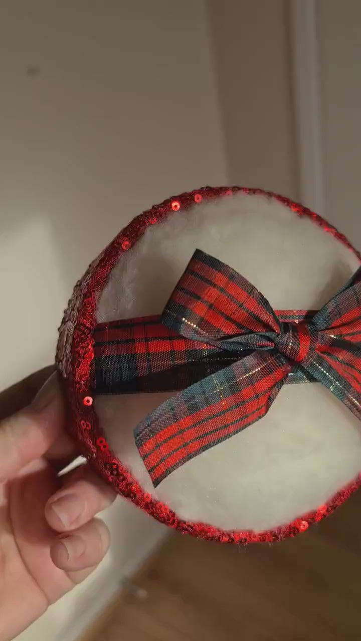 Fluffy Plaid Wall Popper