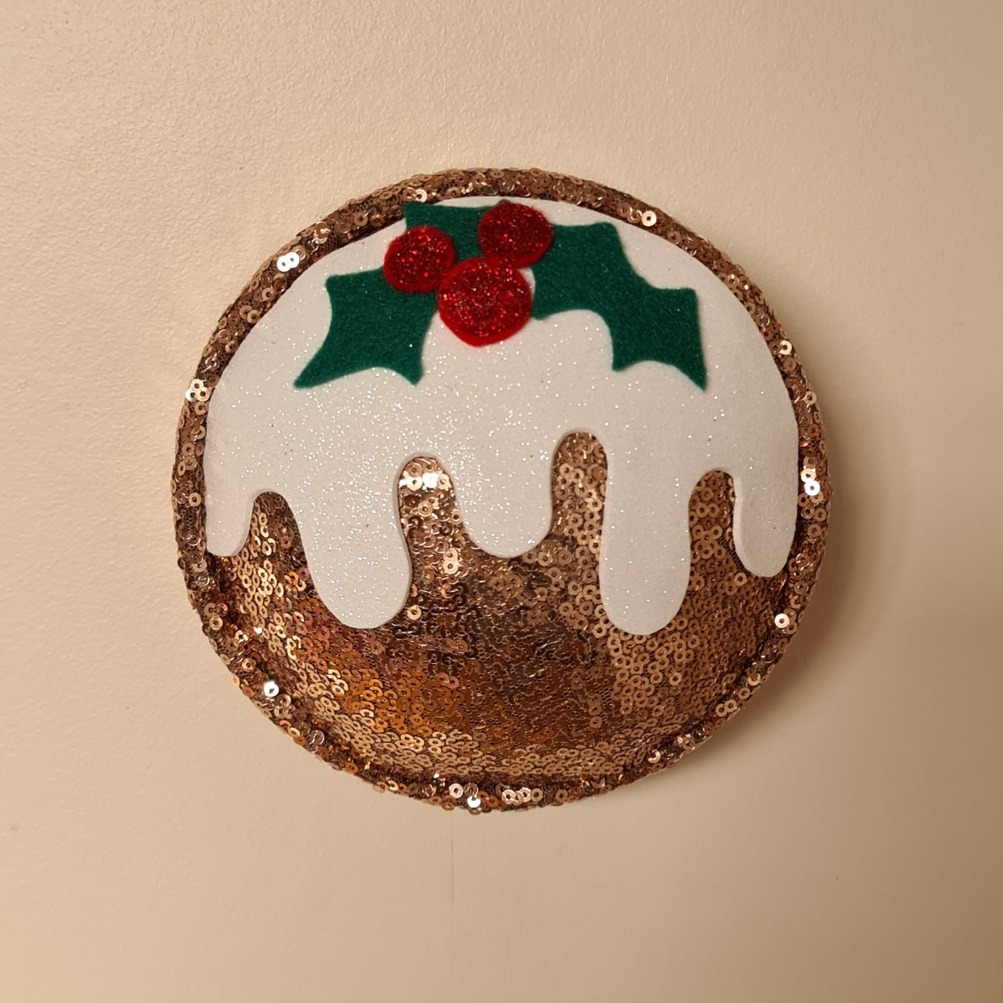 Christmas Pudding Wall Popper