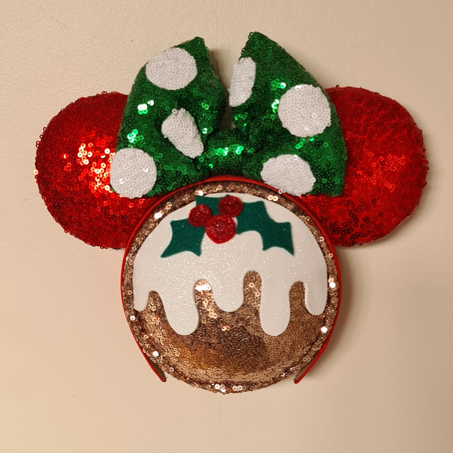 Christmas Pudding Wall Popper