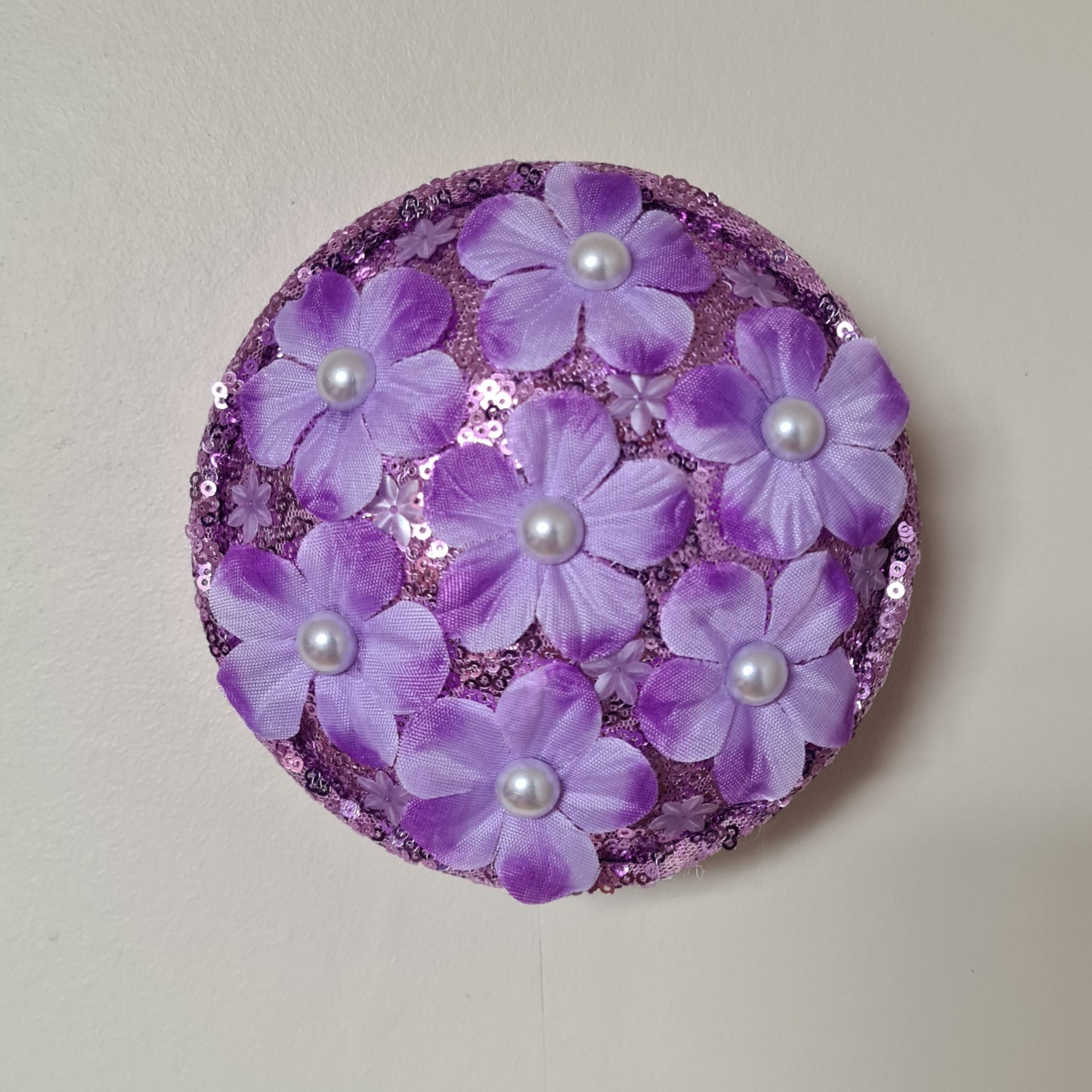 Purple Floral Wall Popper