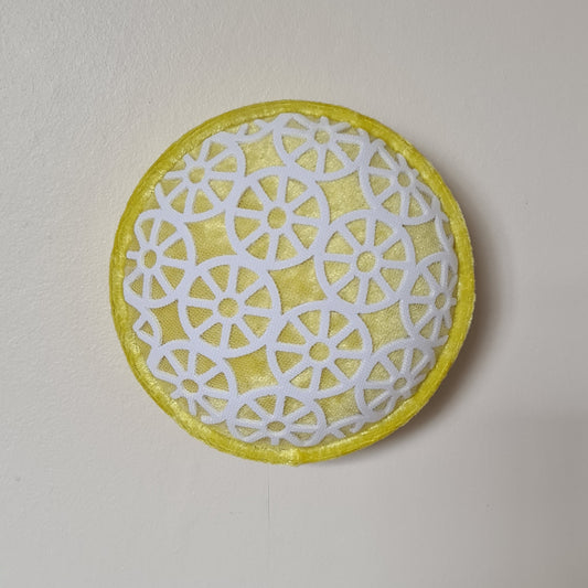 Lemon Lace Wall Popper