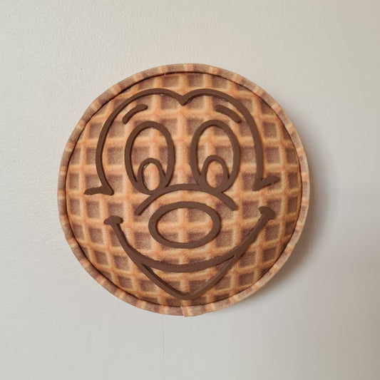 Waffle Face Wall Popper