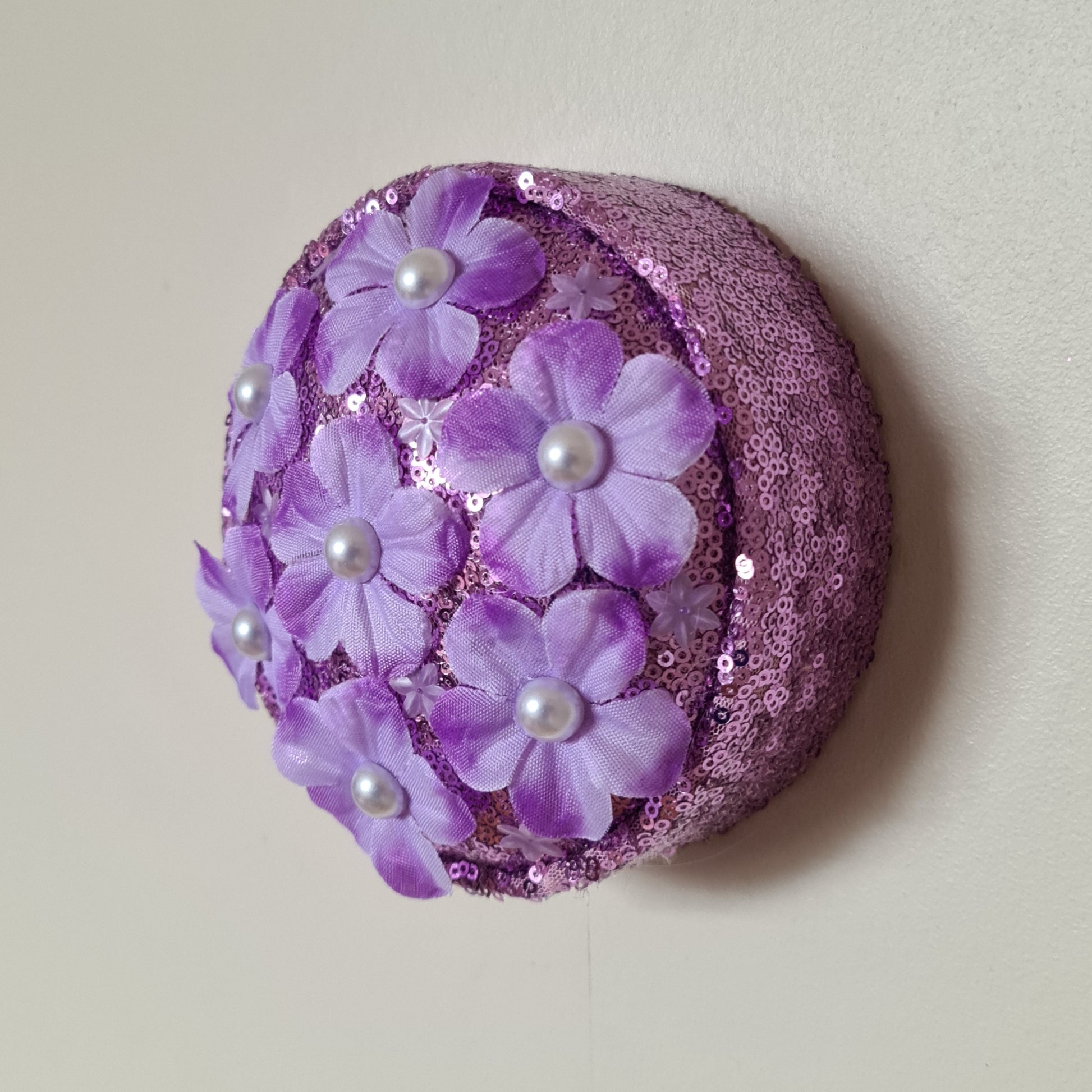 Purple Floral Wall Popper