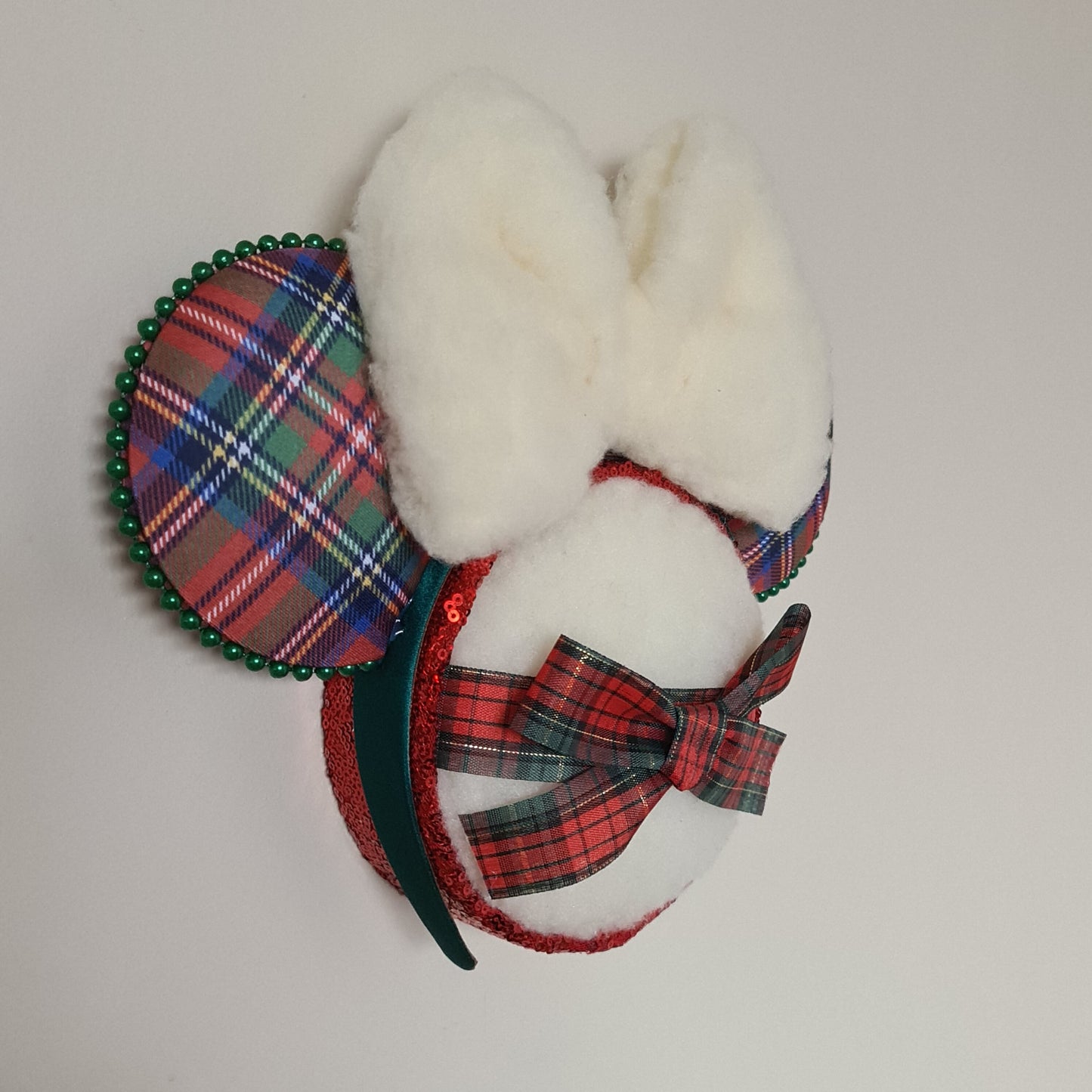 Tartan Sherpa Ears