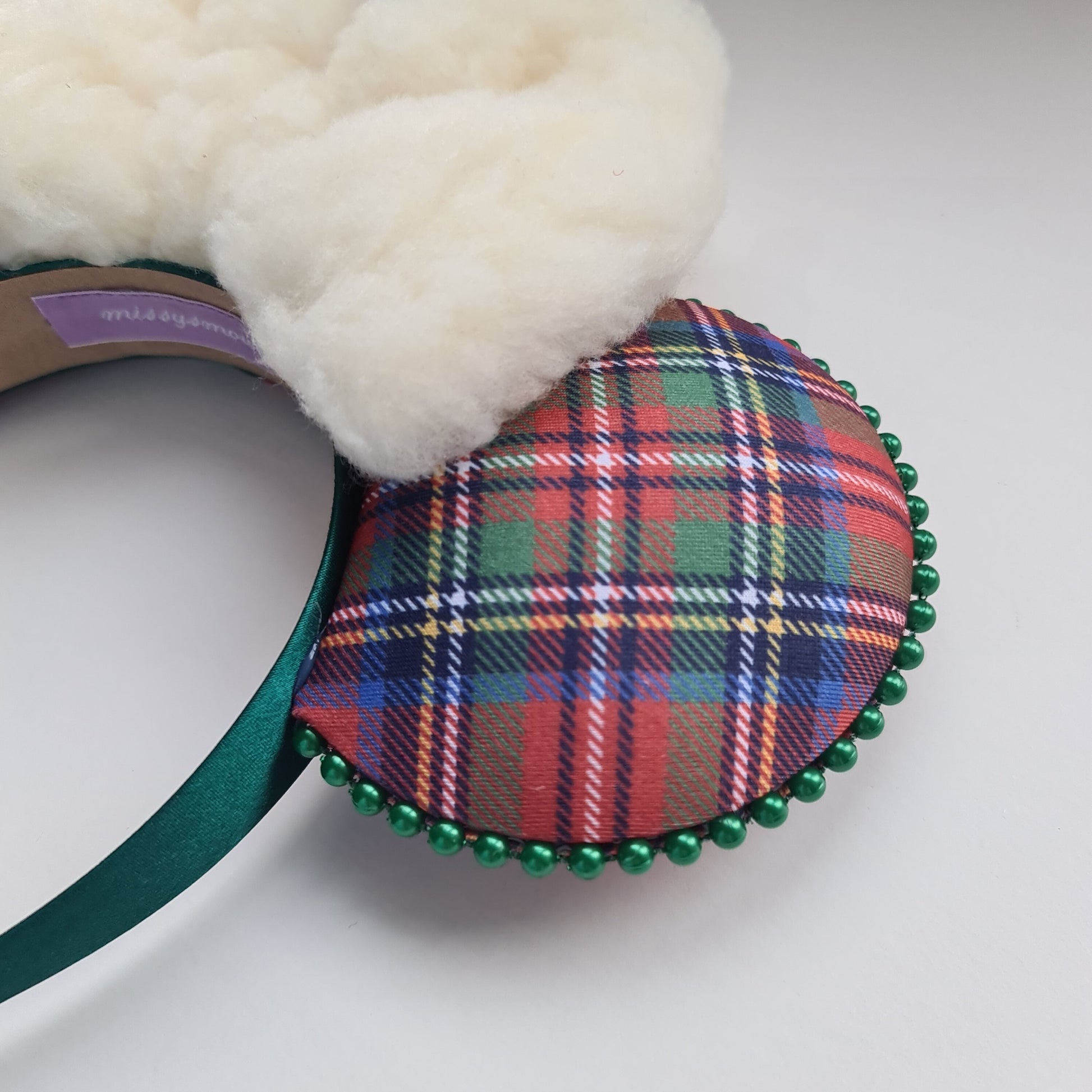 Tartan Sherpa Ears