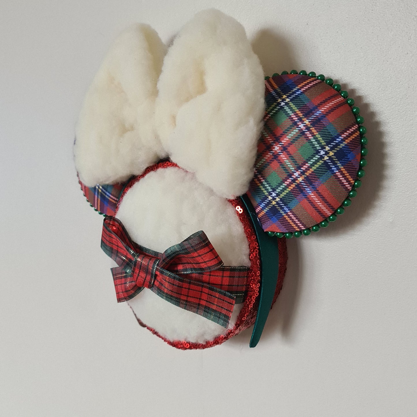 Tartan Sherpa Ears