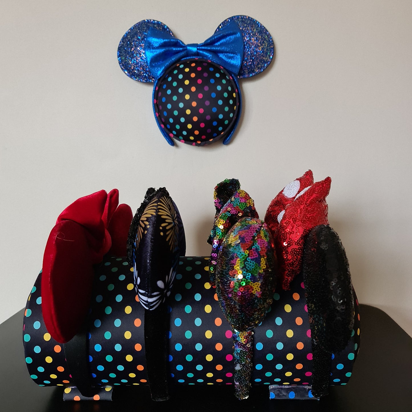 Rainbow Dots Ear Holder