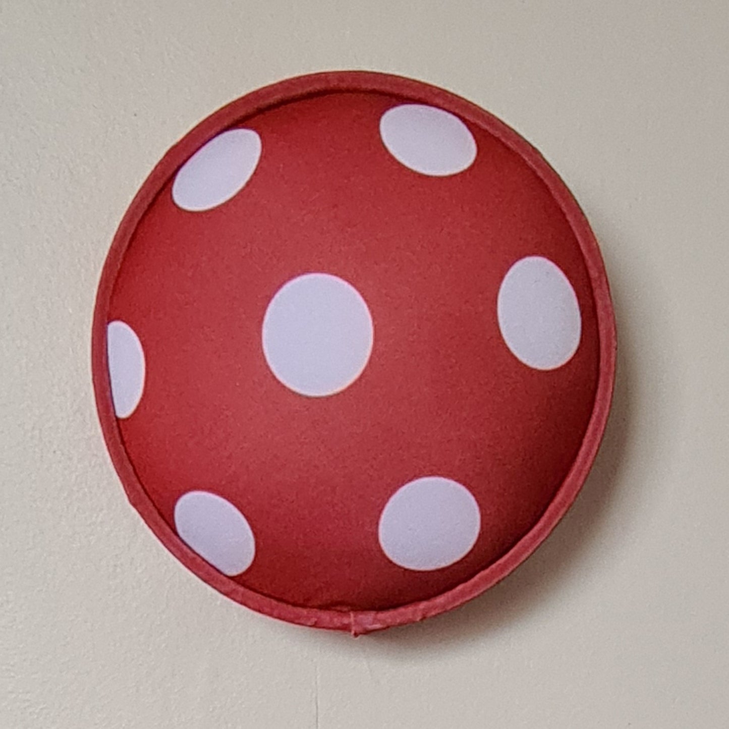 Red Spotty Wall Popper